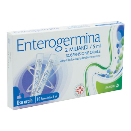 ENTEROGERMINA*OS 10 FLACONI 2MLD/5ML