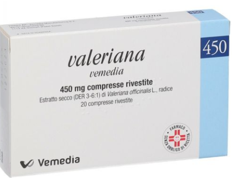 VALERIANA VEMEDIA*20 cpr riv 450 mg