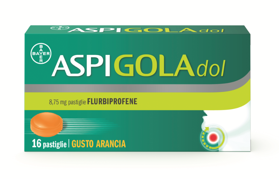 ASPIGOLADOL*16 pastiglie 8,75 mg arancia