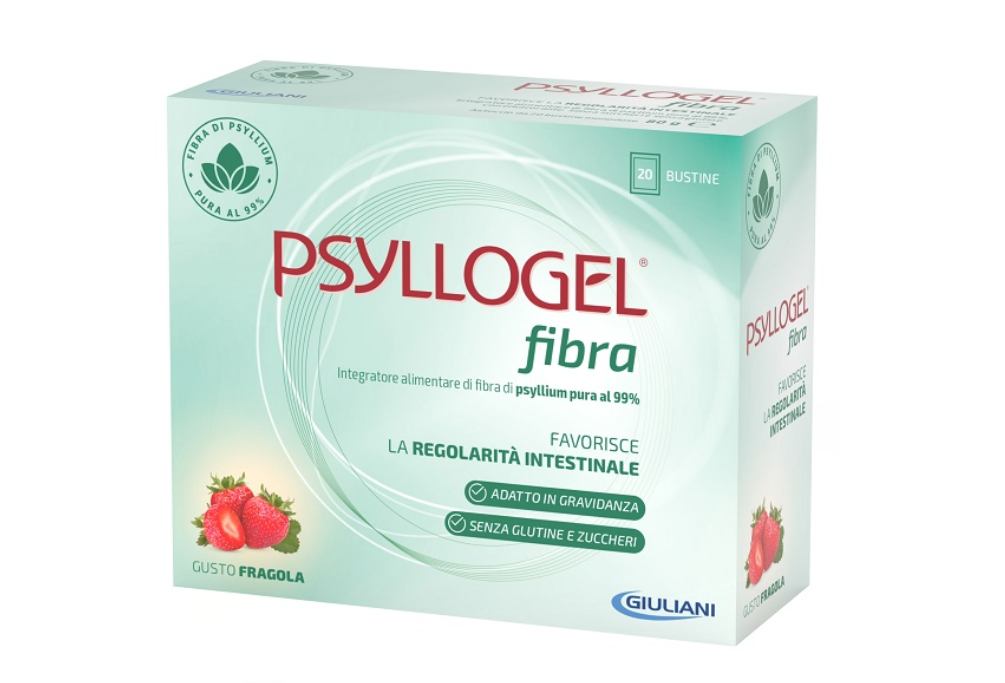 PSYLLOGEL FIBRA FRAGOLA 20 BUSTINE