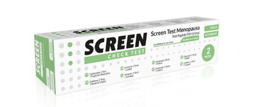 SCREEN TEST RAPIDO FSH/MENOPAUSA SCREEN URINA 2 PEZZI