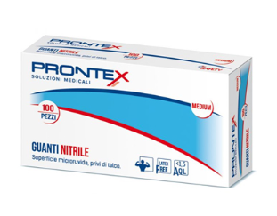 PRONTEX GUANTO IN NITRILE SENZA POLVERE GRANDE 8/9 100 PEZZI