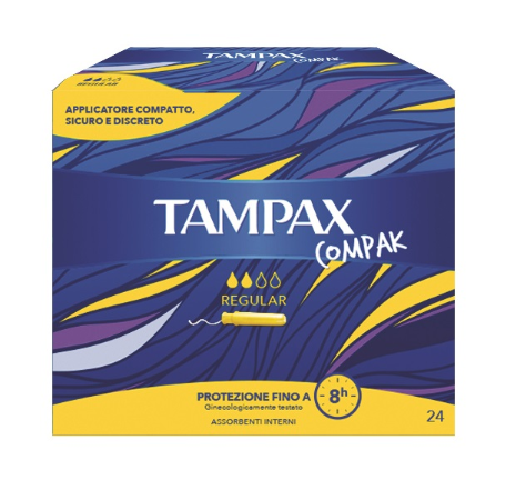 TAMPAX COMPAX REGULAR 24 PEZZI