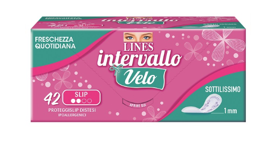 LINES INTERVALLO VELO SLIP 42 PEZZI COUPON