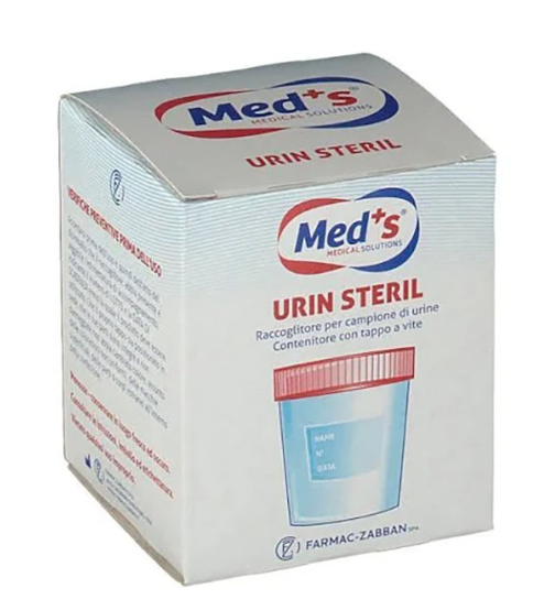 CONTENITORE MEDS URINA STERILE SOTTOVUOTO 120 ML