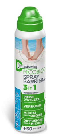 DERMOVITAMINA MICOBLOCK SPRAY BARRIERA 3 IN 1 PIEDE D'ATLETA 100 ML