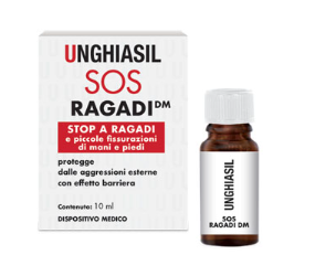 UNGHIASIL SOS RAGADI FLACONE 10 ML CON PENNELLINO E 9 CEROTTI COPRIVER