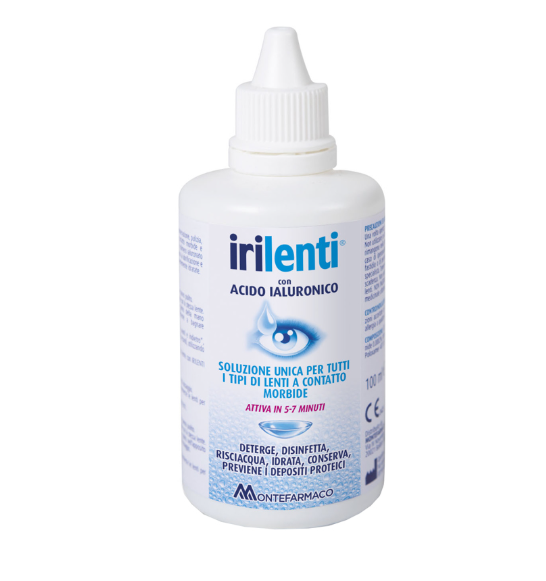 SOLUZIONE UNICA PER LENTI A CONTATTO IRILENTI 100ML - OUTLET