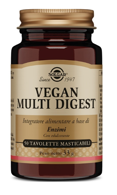 VEGAN MULTI DIGEST 50 TAVOLETTE MASTICABILI