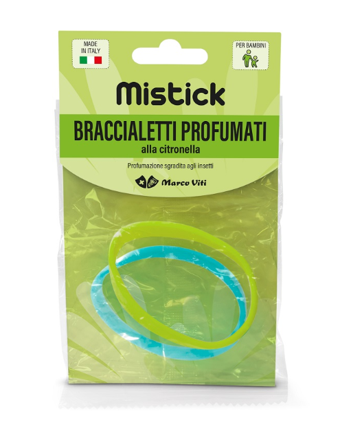 MISTICK BRACCIALETTI AZZURRO + VERDE 2 PEZZI