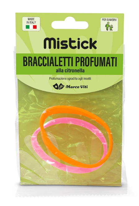 MISTICK BRACCIALETTI ROSA + ARANCIA 2 PEZZI