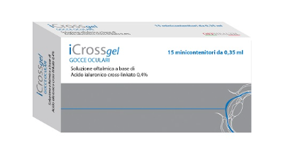 GOCCE OCULARI ICROSS GEL ACIDO IALURONICO CROSS-LINKATO 0,4% 15 PEZZI