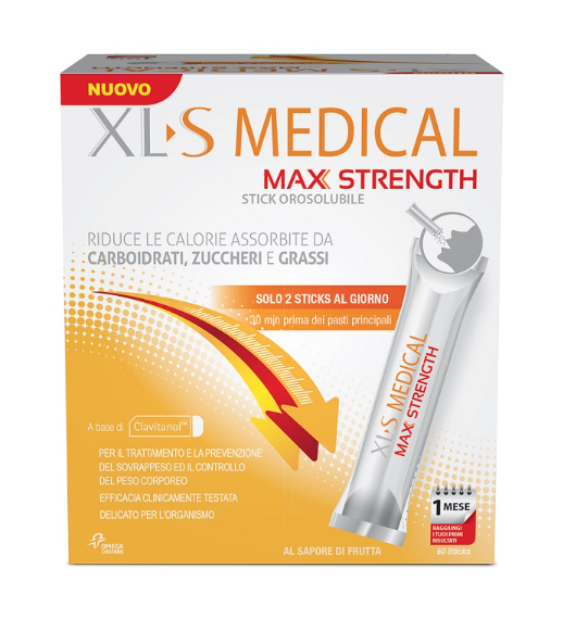 XLS MEDICAL MAX STRENGTH 60 STICK OROSOLUBILI