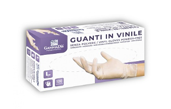 GUANTI VINILE SENZA POLVERE MEDIUM 100 PEZZI