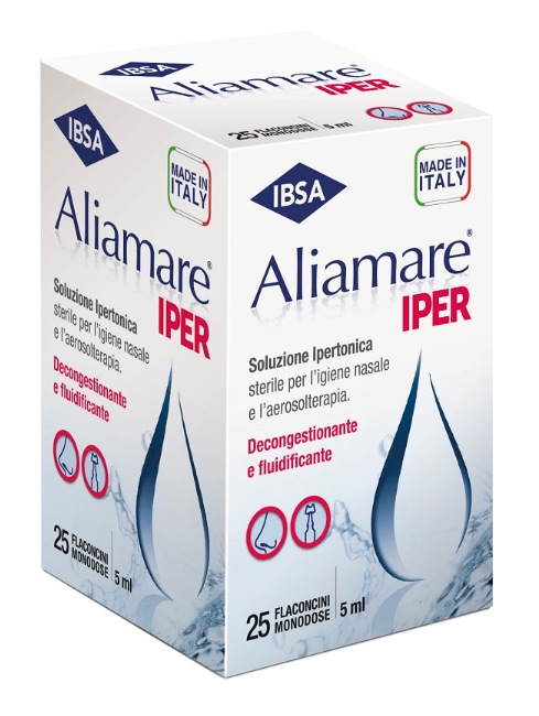 ALIAMARE IPER 25 FLACONCINI IPERTONICI DA 5 ML