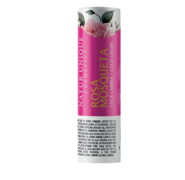 NATUR UNIQUE STICK LABBRA ROSA MOSQUETA
