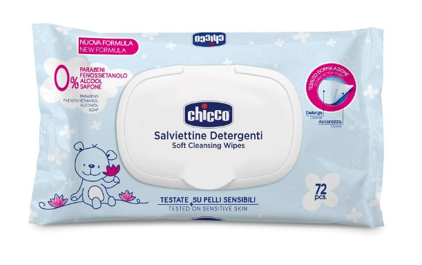 CHICCO COSMESI SALVIETTE 72 PEZZI PLAQ