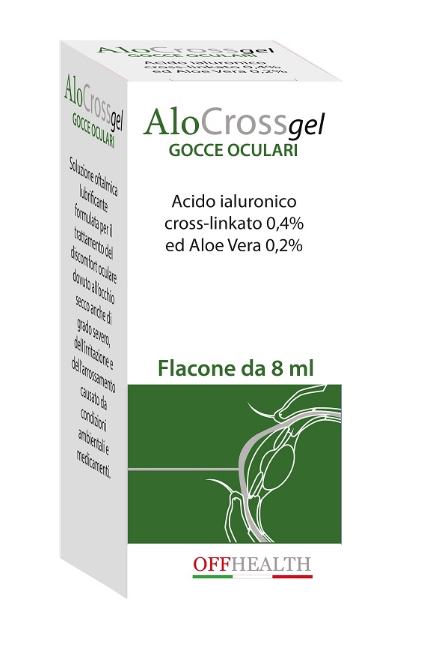 GOCCE OCULARI ALOCROSS ACIDO IALURONICO CROSS-LINKATO 0,2% E ALOE VERA