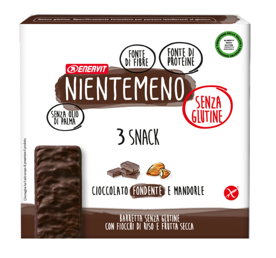 NIENTEMENO BAR FONDENTE MANDORLE 3 X 33 G