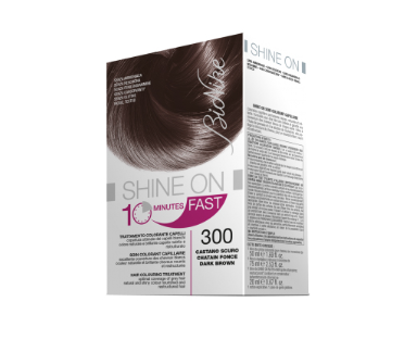 BIONIKE SHINE ON FAST TRATTAMENTO COLORANTE CAPELLI CASTANO SCURO 300