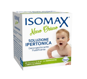 SOLUZIONE IPERTONICA ISOMAX NASO CHIUSO 20 FLACONCINI DA 5 ML