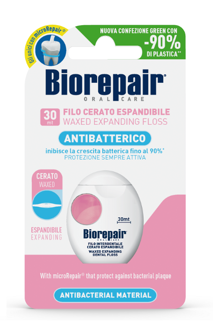 BIOREPAIR ORAL CARE ANTIBATTERICO FILO CERATO ESPANDIBILE GENGIVE DELI