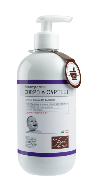 FIOCCHI DI RISO DETERGENTE CAPELLI E CORPO 400 ML