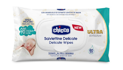 CHICCO COSMETICO SALVIETTE 60 PEZZI NO PROFUNO