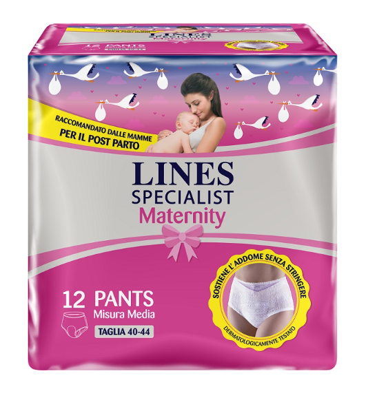 LINES SPECIALIST MATERNITY MUTANDINA ASSORBENTE PER PERDITE POST PARTO