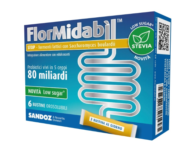 FLORMIDABIL STOP 6 BUSTINE CON STEVIA