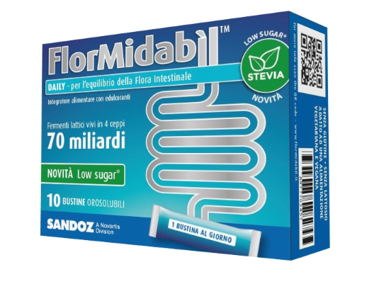 FLORMIDABIL DAILY 10 BUSTINE CON STEVIA