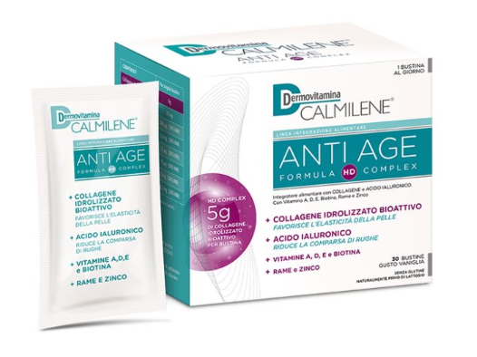 DERMOVITAMINA CALMILENE ANTIAGE IA A BASE DI COLLAGENE E ACIDO IALURON