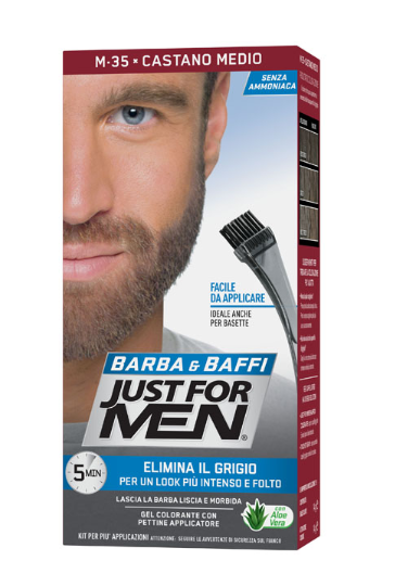 JUST FOR MEN BARBA & BAFFI M35 CASTANO MEDIO 51 G