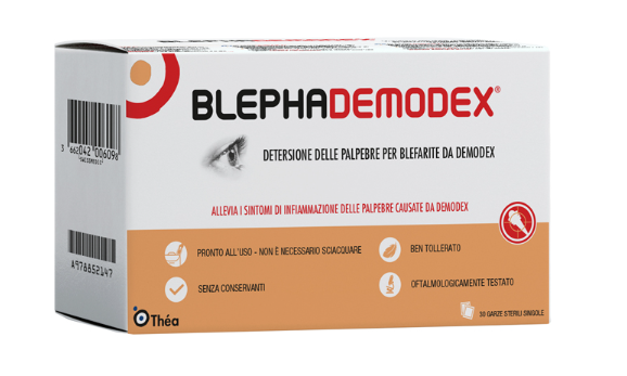 BLEPHADEMODEX GARZE STERILI MONOUSO 30 PEZZI