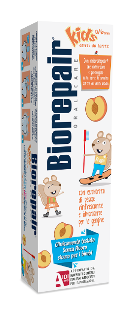 BIOREPAIR ORAL CARE KIDS 0-6 ANNI DENTI DA LATTE DENTIFRICIO CON ESTRA