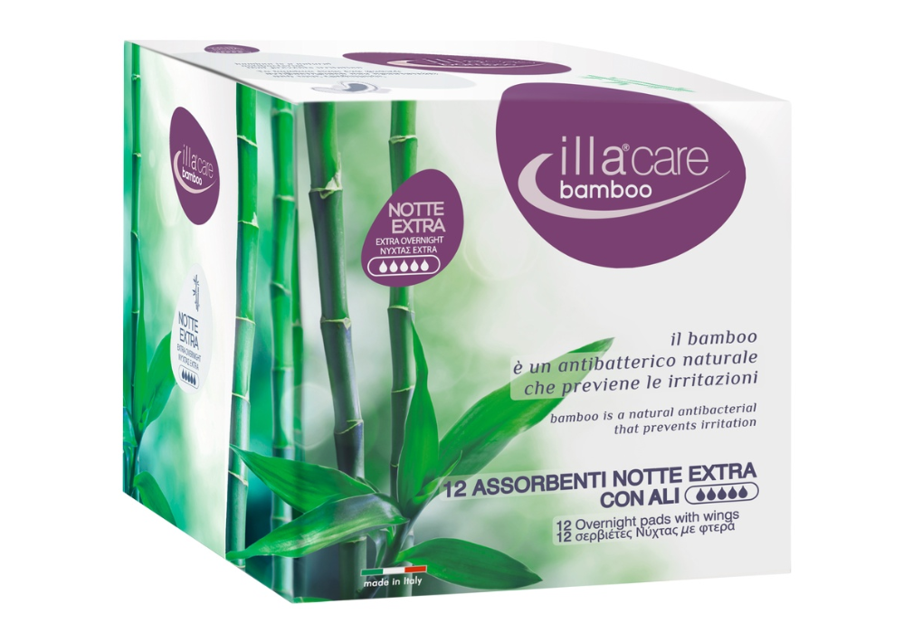 ILLA CARE BAMBOO ASSORBENTI NOTTE EXTRA 12 PEZZI
