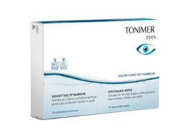 TONIMER EYES SALVIETTINE OFTALMICHE 16 PEZZI