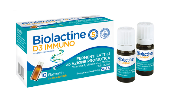 BIOLACTINE D3 IMMUNO 10 FLACONCINI