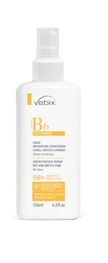 VEBIX PHYTAMIN B6 SIERO CAPELLI SECCHI SFIBRATI RIPARATORE ISTANTANEO