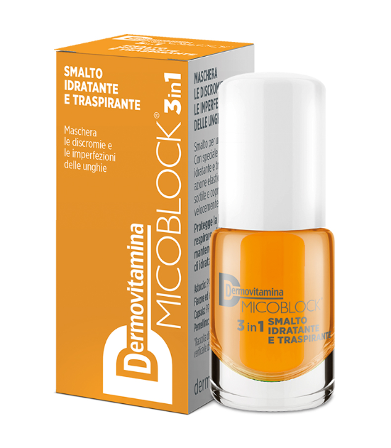 DERMOVITAMINA MICOBLOCK 3 IN 1 SMALTO IDRATANTE E TRASPIRANTE GIALLO 5