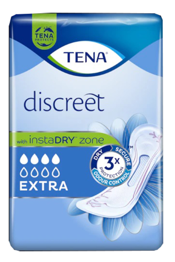 ASSORBENTE INCONTINENZA LEGGERA TENA DISCREET EXTRA 10 PEZZI