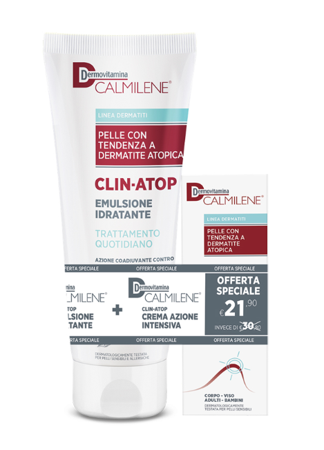 DERMOVITAMINA OFFERTA SPECIALE CALMILENE CLINATOP CREMA 50 ML + EMULSI