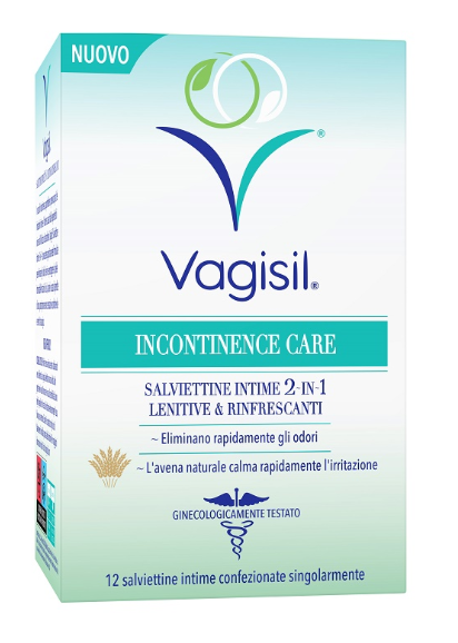 VAGISIL INCONTINENCE CARE SALVIETTINE INTIME 2IN1 LENITIVE & RINFRESCA