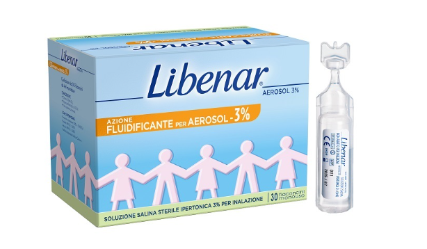 SOLUZIONE SALINA IPERTONICA 3% LIBENAR PER INALAZIONE CON AEROSOL 30 F