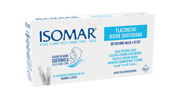 ISOMAR SOLUZIONE ISOTONICA ACQUA MARE IGIENE QUOTIDIANA 20 FLACONCINI