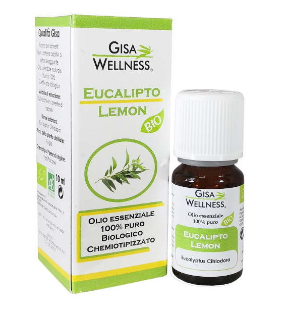 EUCALIPTO LEMON OLIO ESSENZIALE BIO 10 ML