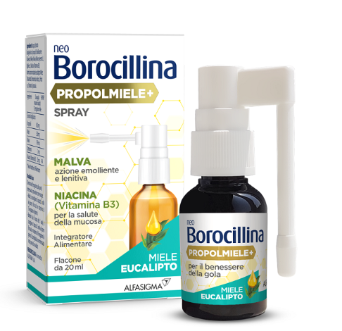 NEOBOROCILLINA PROPOLMIELE+ SPRAY MIELE EUCALIPTO 20 ML