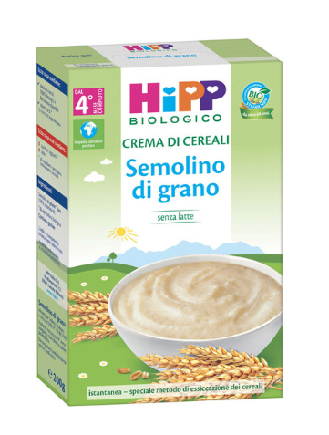 HIPP BIO CREMA CEREALI SEMOLINO DI GRANO 200 G