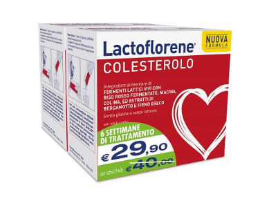 LACTOFLORENE COLESTEROLO BIPACK 20 + 20 BUSTINE