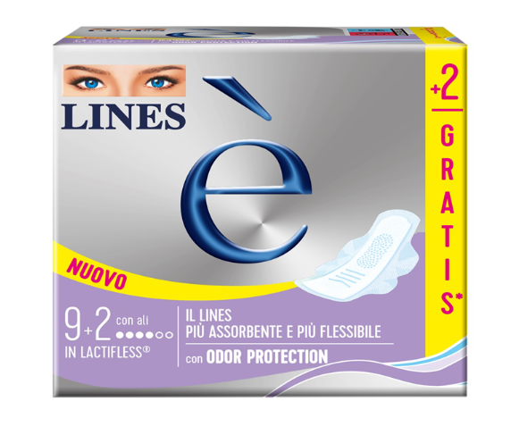 LINES E' ALI CARRY PACK 9 + 2 PEZZI